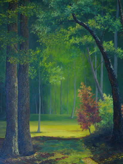 Bosque magico Oil Canvas Landscaping