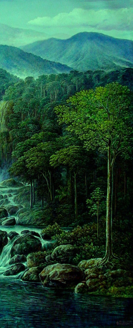 Rio y montaña