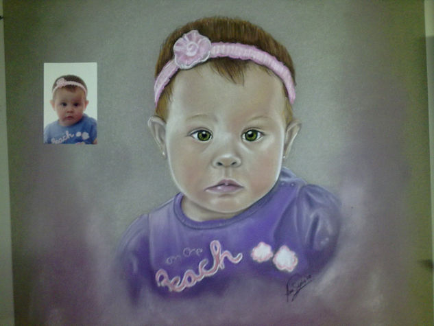 Natalia Pastel Paper Portrait