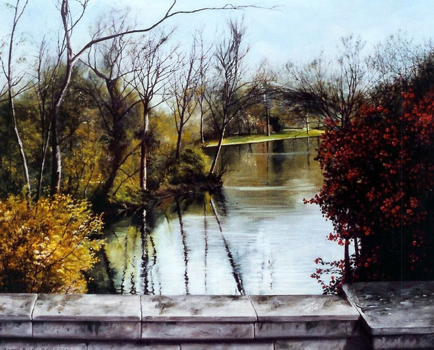 Desde el puente Oil Canvas Landscaping