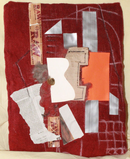 guitarra cubista Panel Still Life