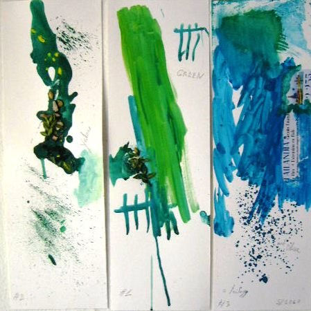 Yelow, Green and Blue Acrylic Paper Others