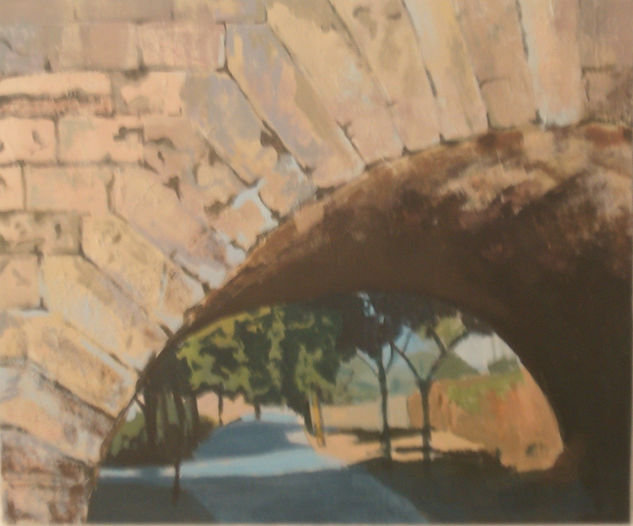 Bajo Puente Mixed media Panel Landscaping