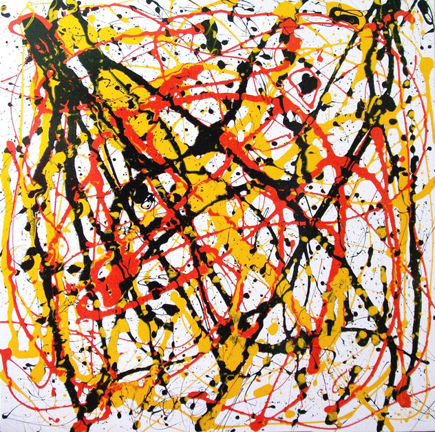 NARANJA AMARILLO Y NEGRO