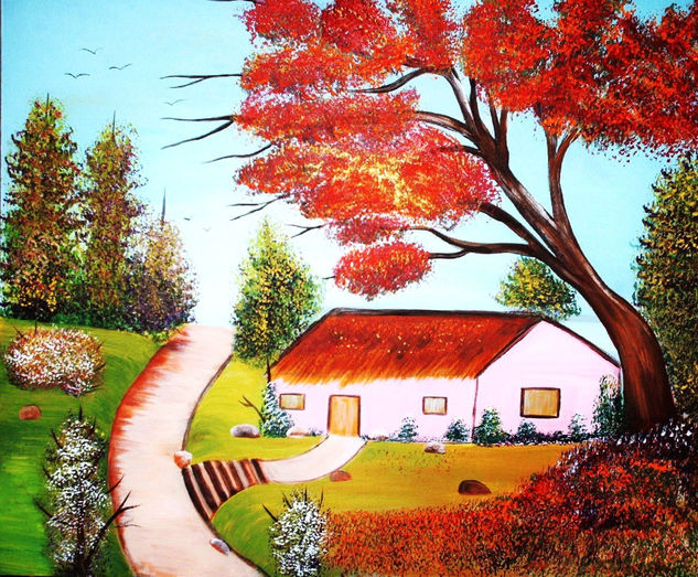 paisaje 006 Oil Canvas Landscaping