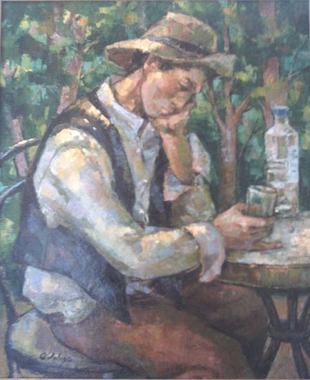 agricultor Óleo Lienzo Figura