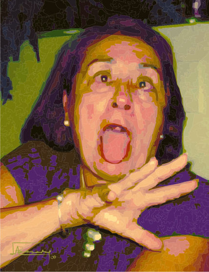 La modelo de vango