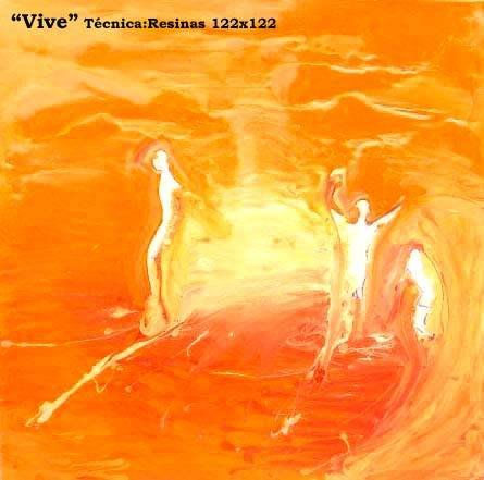 "Vive" Oil Canvas Others