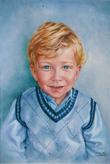 retrato Oil Canvas Portrait