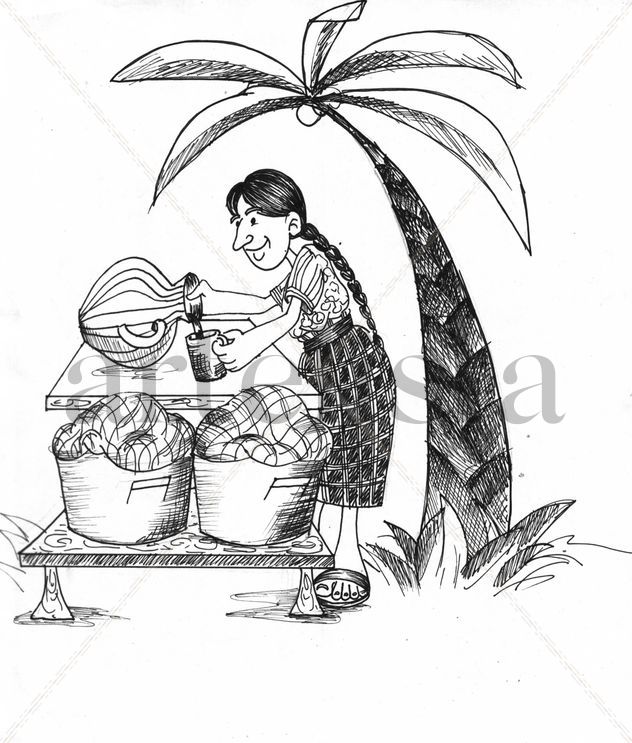 Vendedora de atol