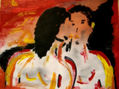 beso de costumbre