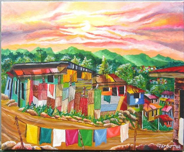 LA ESQUINA Oil Canvas Landscaping