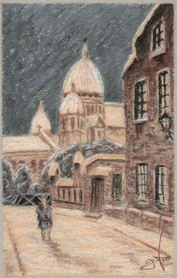 Montmartre Pastel Otros Paisaje