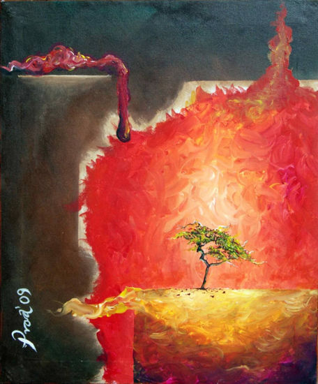 ciclo de vida Mixed media Canvas Others