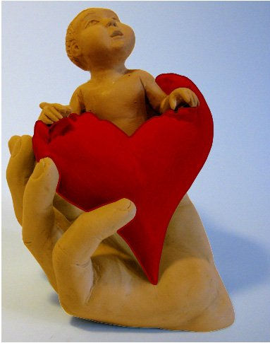 Corazón Niño Mixta Figurativa