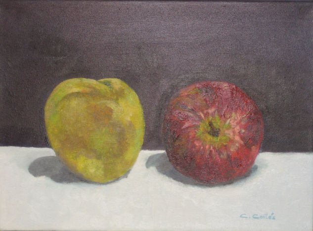 Manzanas Acrylic Canvas Still Life Paintings