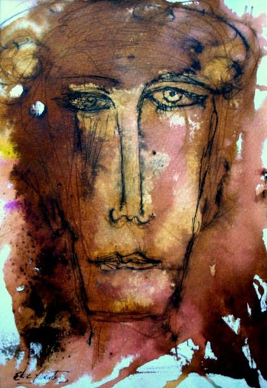 ingrávida esencia Mixed media Paper Figure Painting