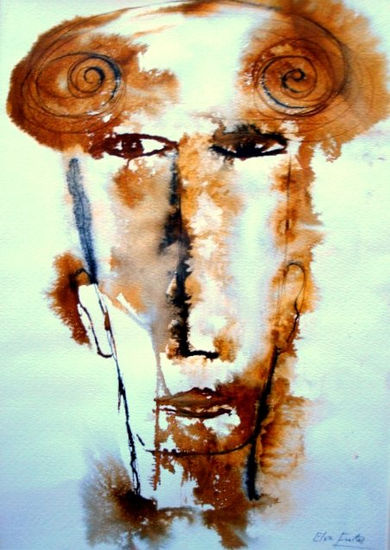 torero 2 Mixed media Paper Figure Painting