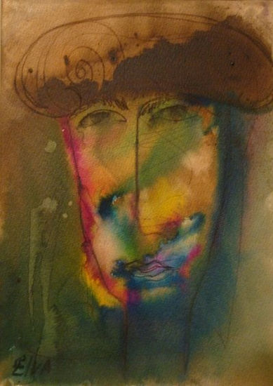 torero 3 Mixed media Paper Figure Painting