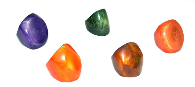 ANILLOS EN TAGUA 