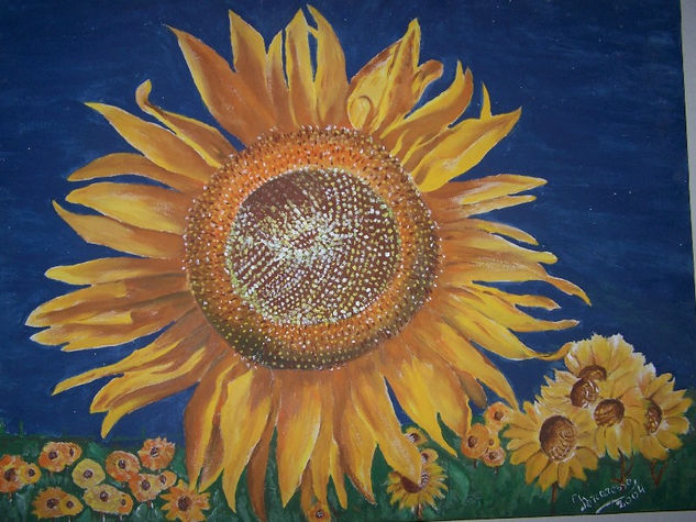 El Girasol Acrylic Canvas