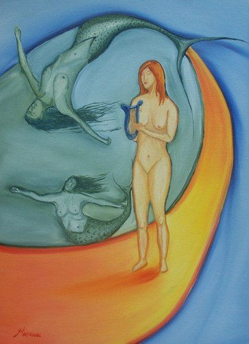 Terpsícore / Musa de la danza Oil Canvas Nude Paintings