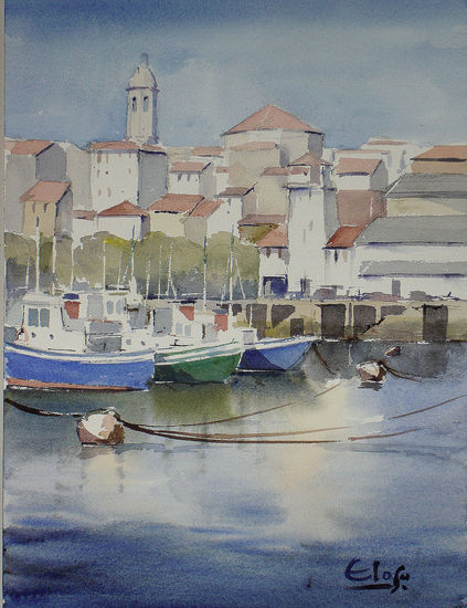 Popas Watercolour Paper Marine Painting