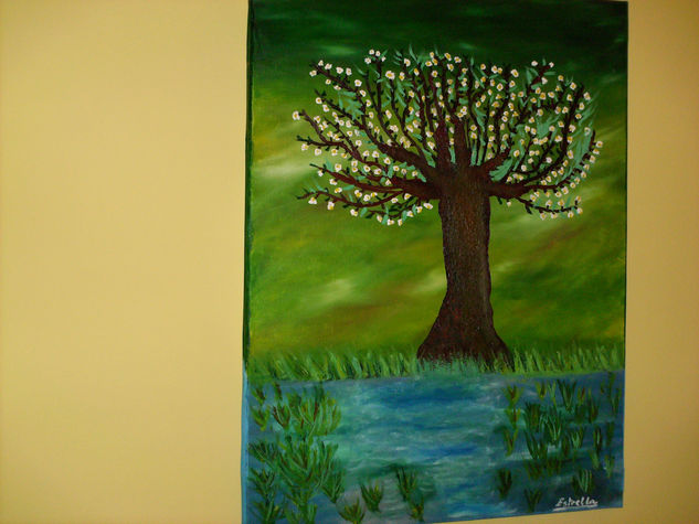 El árbol de la vida Oil Canvas Landscaping