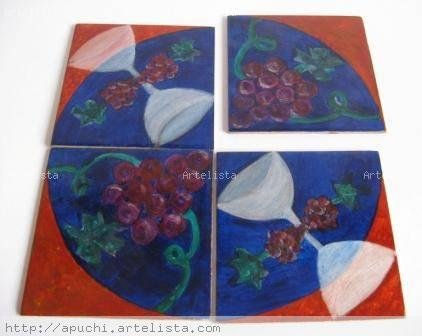 MANDALA DEL VINO Mixed media Panel Others