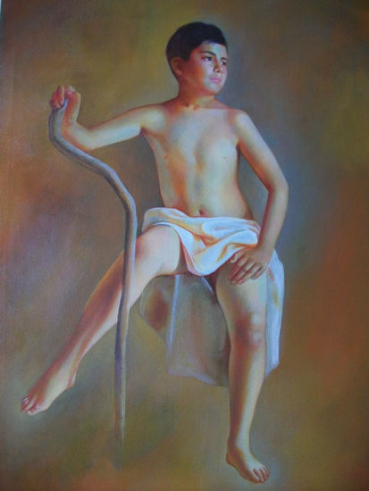 Warma Oil Canvas Figure Painting