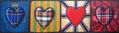 Cuatro Corazones Repitiendo Te Amo