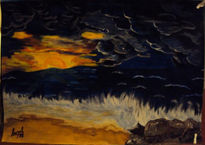 Tormenta sobre el mar