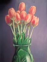Tulipanes Oil Canvas Landscaping