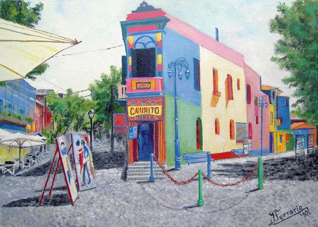 Caminito Oil Canvas Landscaping