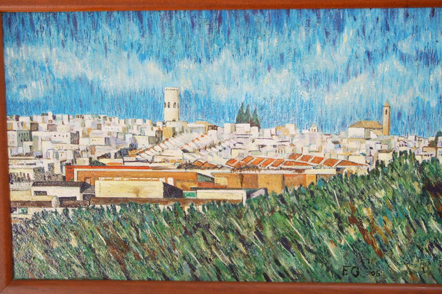 paisaje Oil Panel Landscaping