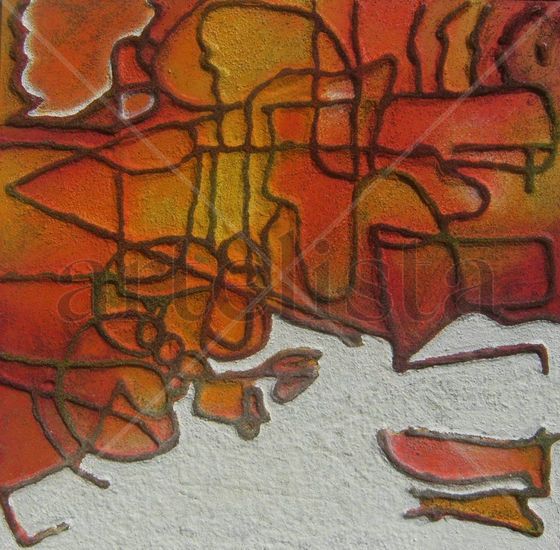 MEMORIA DE LA SEMILLA II  (DIPTICO) Mixed media Panel Others