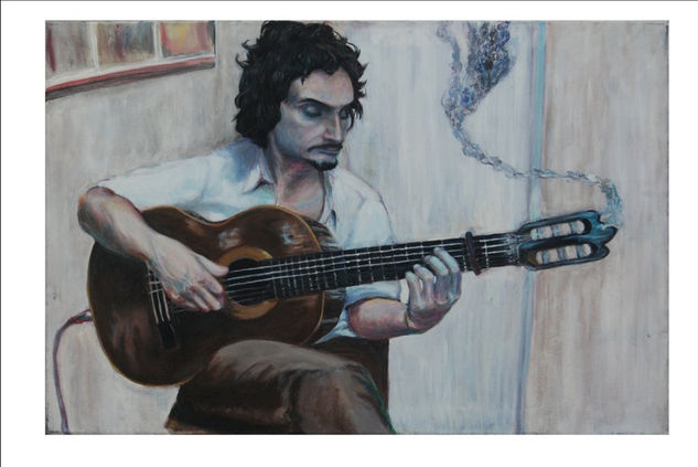 música maestro Oil Canvas Portrait