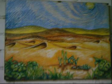 entrada al desierto Pastel Papel