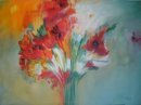 amapolas Oil Canvas Floral Painting