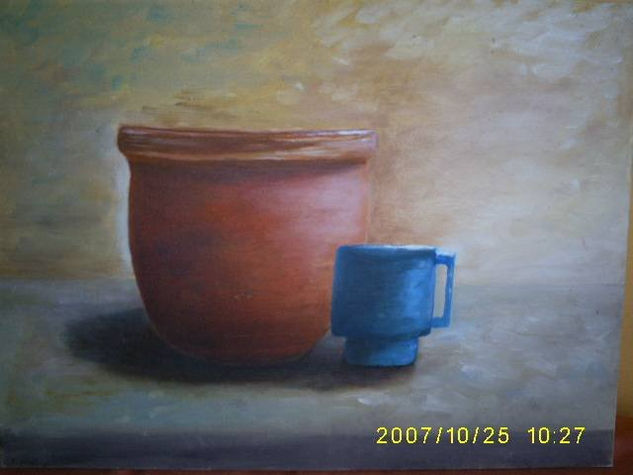 "Sencillo" Oil Canvas Still Life Paintings