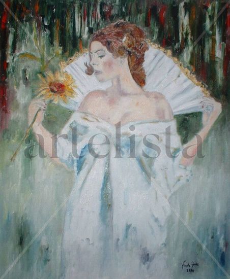 Trementina Oil Canvas Figure Painting