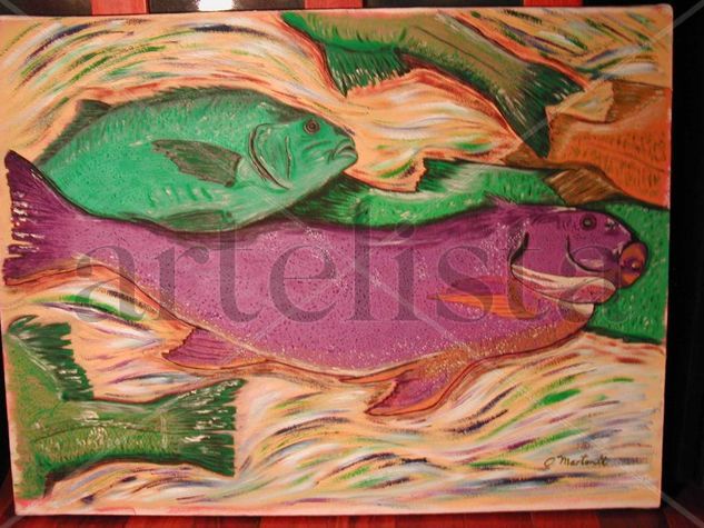 PESCA DEL DIA II Oil Canvas Landscaping