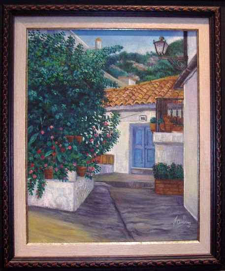 Callejuela de Ubrique el alto Oil Canvas Landscaping