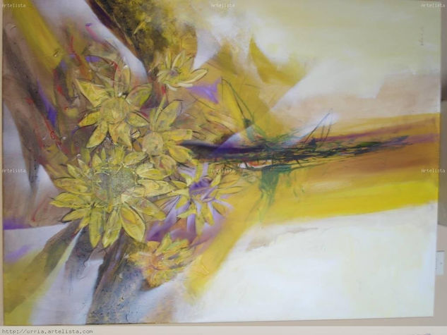 the offering Oil Canvas Floral Painting