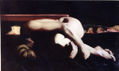 " Desnudo con Fondo Negro "