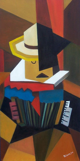 El vallenato Oil Canvas