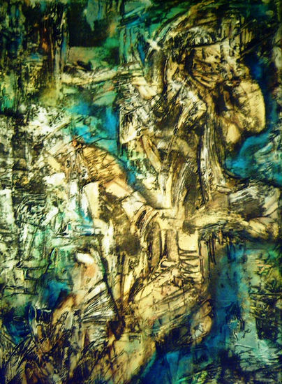 El vuelo del ángel Oil Canvas Landscaping