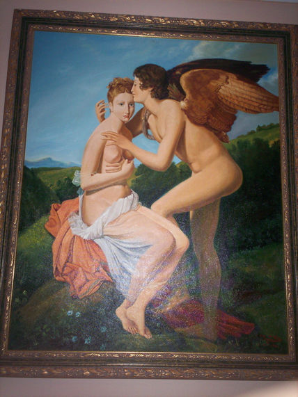 Cupido besa al amor