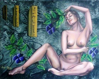 Trasendente Oil Canvas Nude Paintings