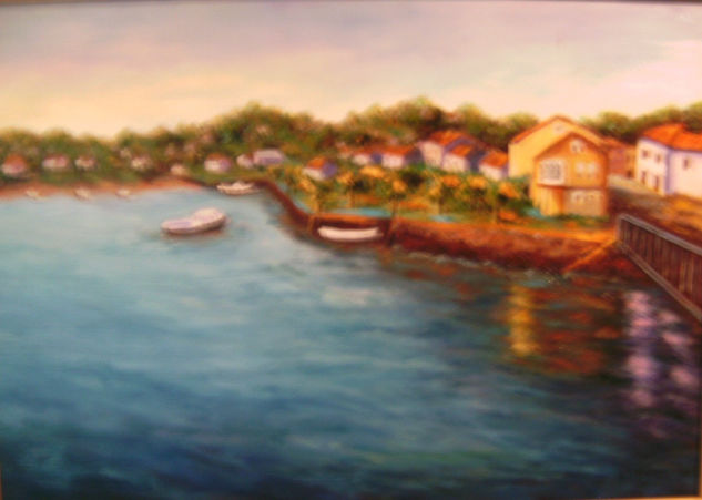 Ò`Areal  1º (Galicia) Oil Canvas Marine Painting